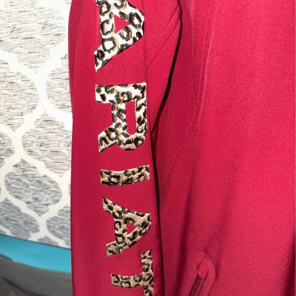 Ariat Red Shell Jacket - Picture 2 of 3